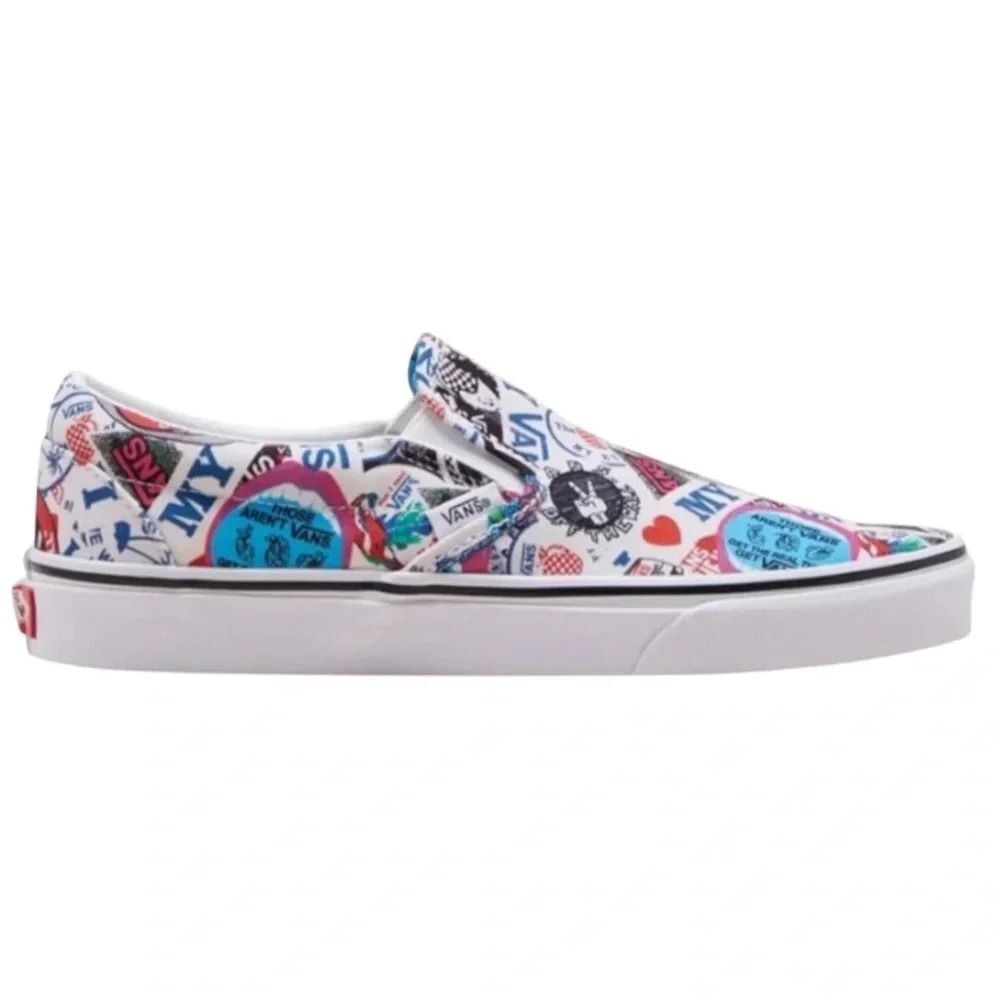 Vans Classic Unisex Slip-On 'Sticker Mash Up' | M 6.5 W 8